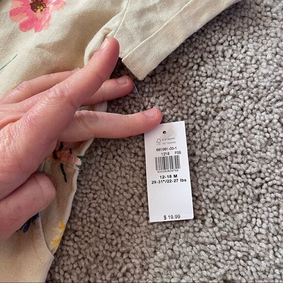 NWT Old Navy Floral Romper 12-18 mo - Picture 5 of 5